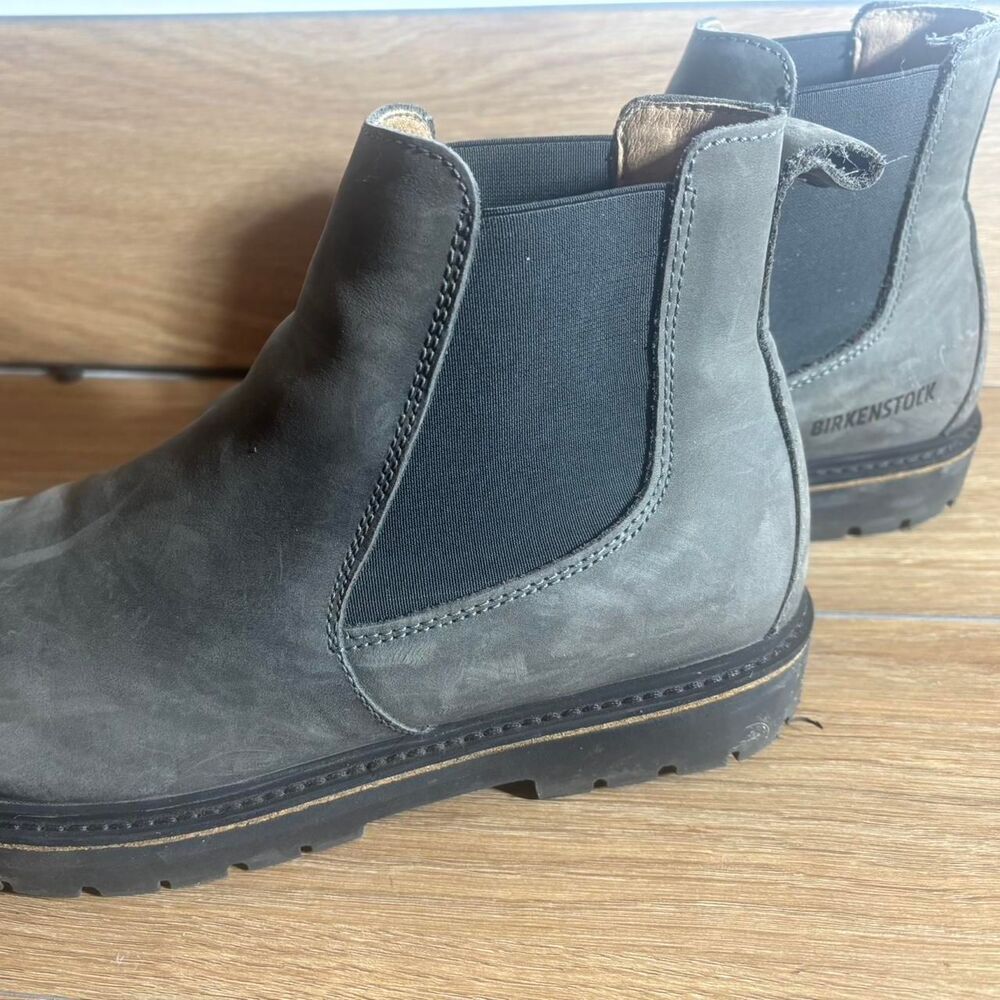 Birkenstock Women's Grey and Black Boots